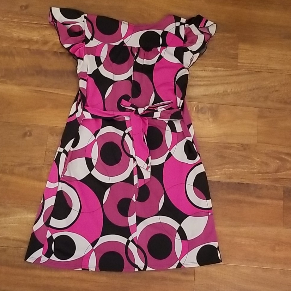 Mod pattern dress - Large - Picture 3 of 4